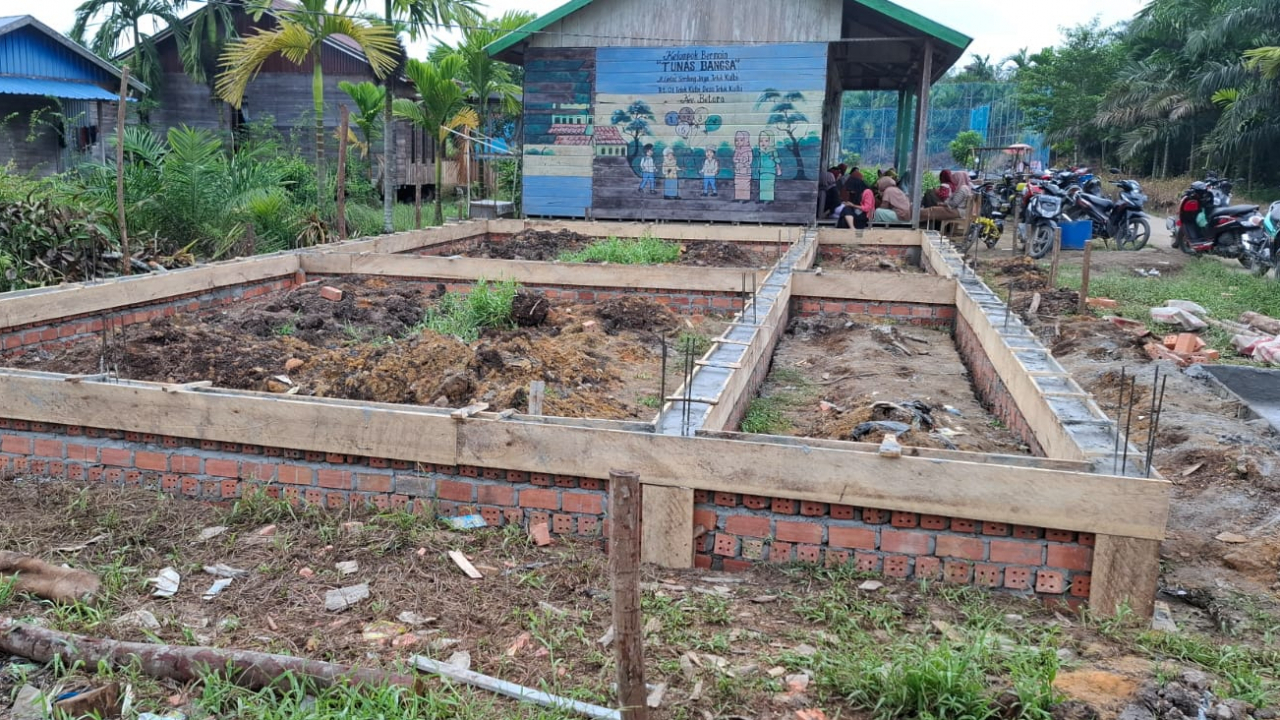 Teluk Kulbi Bangun Gedung Paud