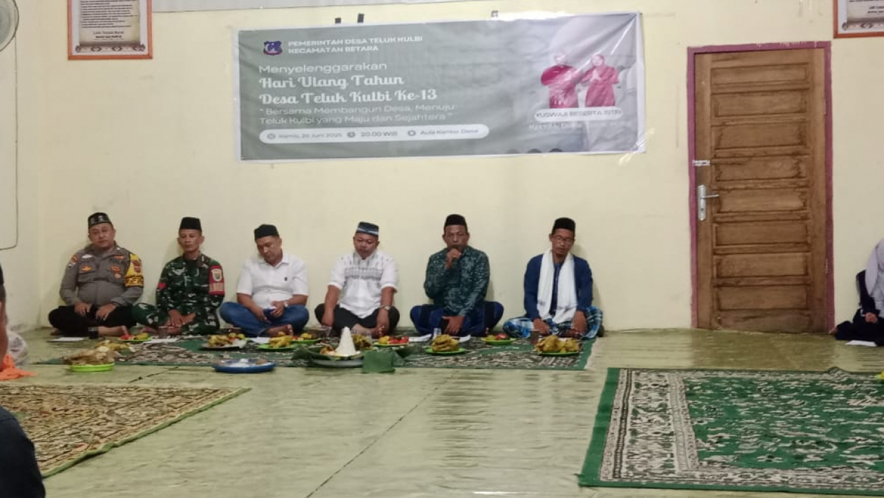 Meriahnya Peringatan Hari Jadi Desa Teluk Kulbi ke-13 dan Sambut Tahun Baru Islam 1447 H