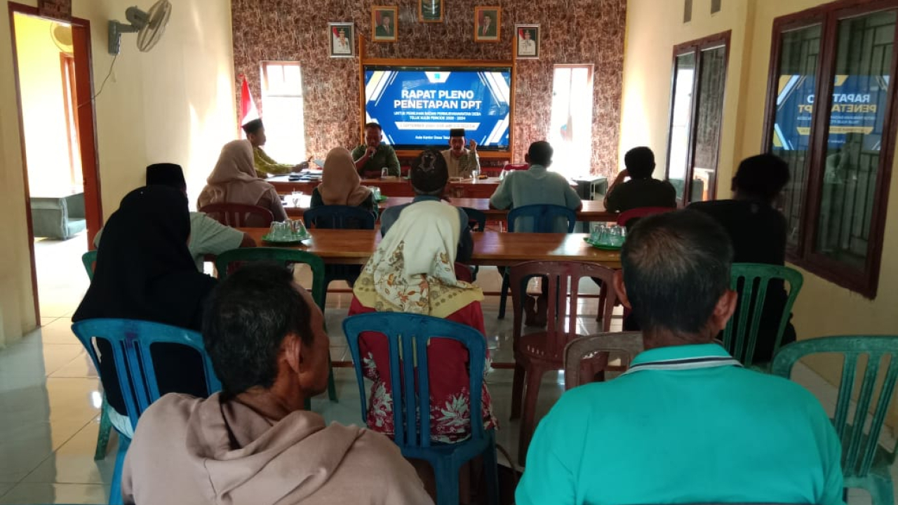 Rapat Pleno Penetapan DPT untuk Pemilihan Badan Permusyawaratan Desa Teluk Kulbi Tahun 2026 s/d 2034