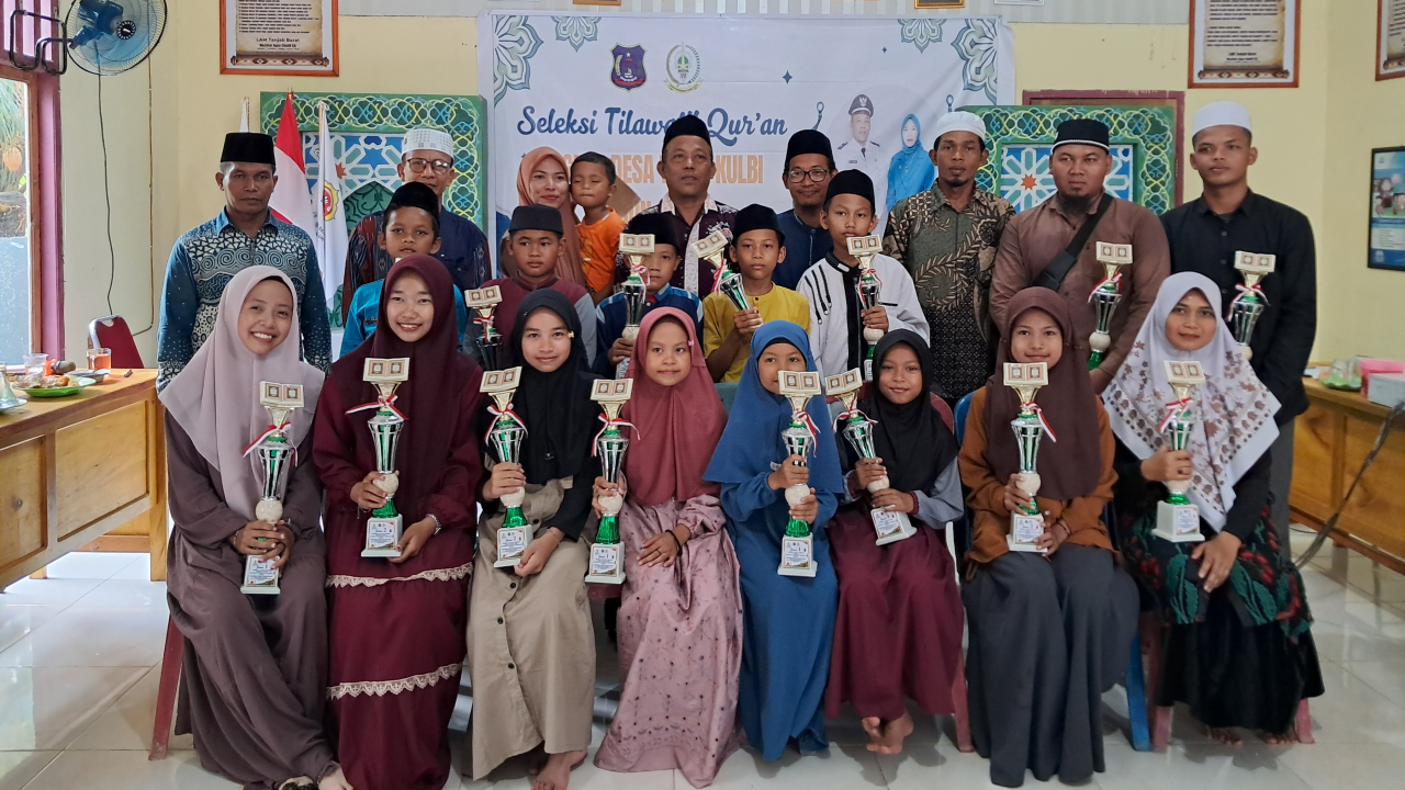 Penutupan Seleksi MTQ Tingkat Desa Teluk Kulbi