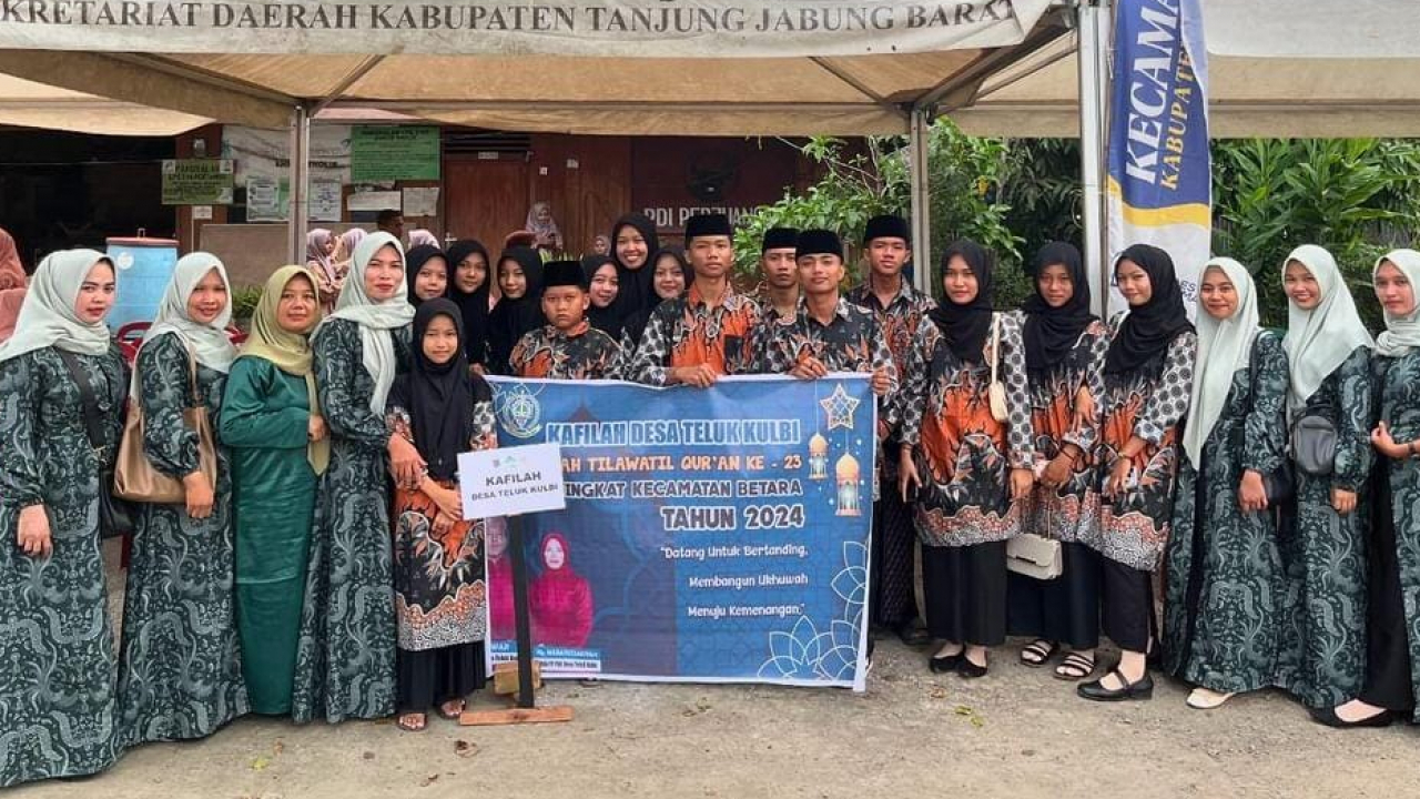 TEAM KAFILAH MUSABAQOH TILAWATIL QUR'AN DESA TELUK KULBI. DIDSA SERDANG JAYA TINGKAT KEC.BETARA KE 16.