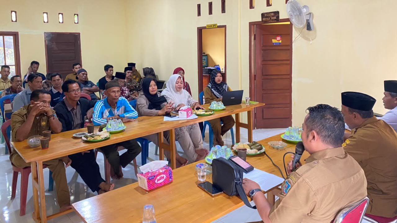 Desa Teluk Kulbi Gelar Rapat Persiapan Pemilihan Badan Permusyawaratan Desa (BPD)