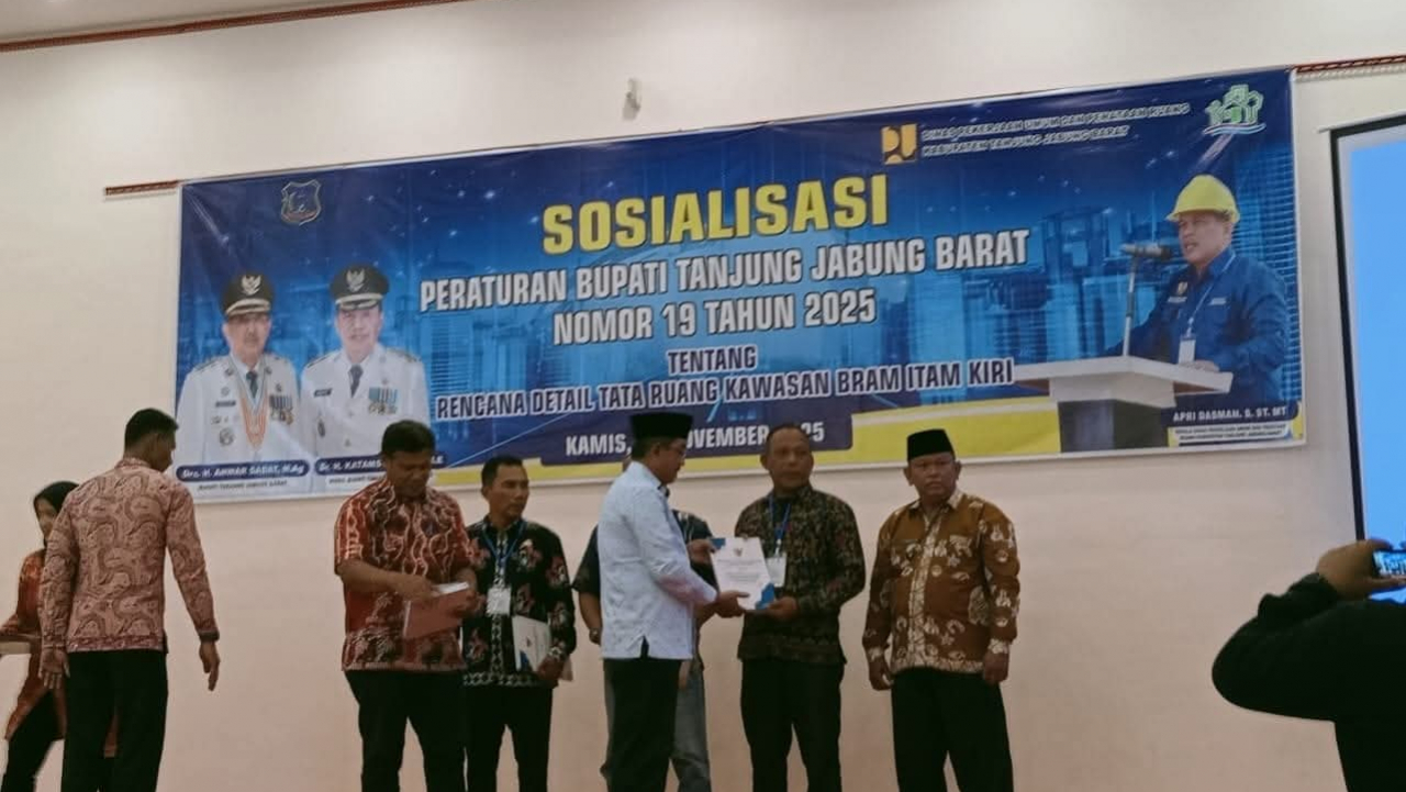 Sosialisasi RDTR Tanjabbar: Peraturan Tata Ruang Terbaru Tahun 2025-2045