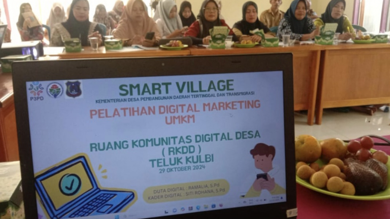 Sosialisasi Desa Smart Vilage. [DESA CERDAS]  & DIGITAL MARKETING