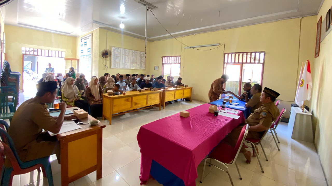 Persiapan MTQ Tingkat Kecamatan di Desa Telukkulbi