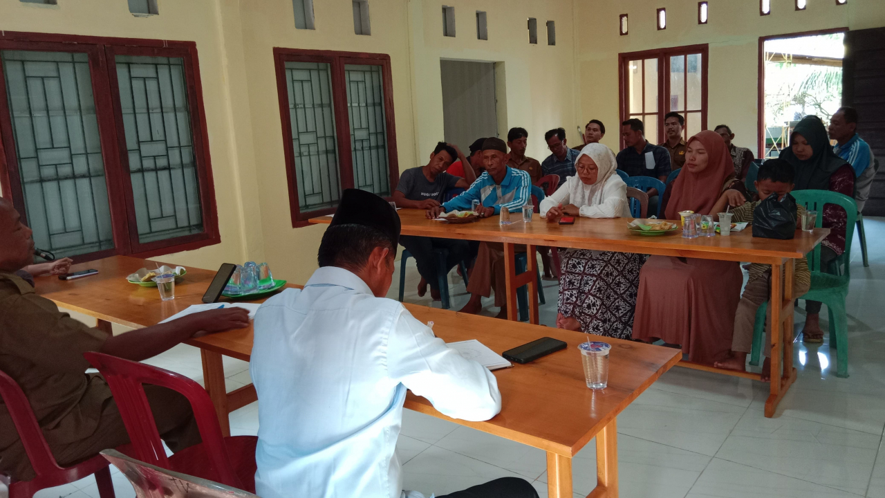 Matangkan Persiapan Hari Jadi, Pemdes Teluk Kulbi Gelar Rapat Koordinasi
