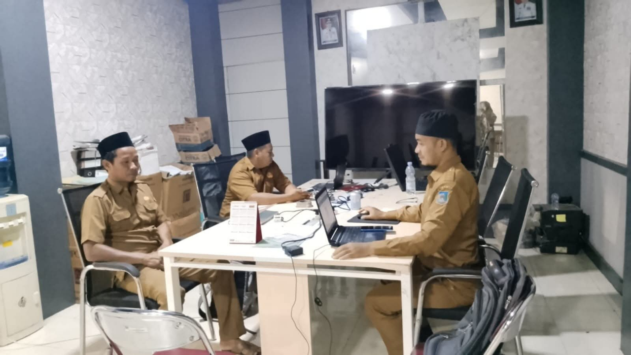 Pemerintah Desa Teluk Kulbi Laksanakan Koordinasi Pengelolaan Data dan Layanan SRIKANDI