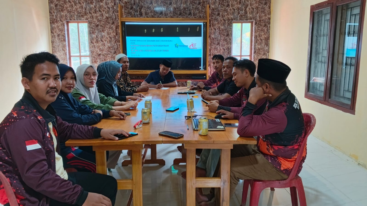 Pemerintah Desa Teluk Kulbi Gelar Rapat Bersama Pengurus Koperasi Desa Merah Putih