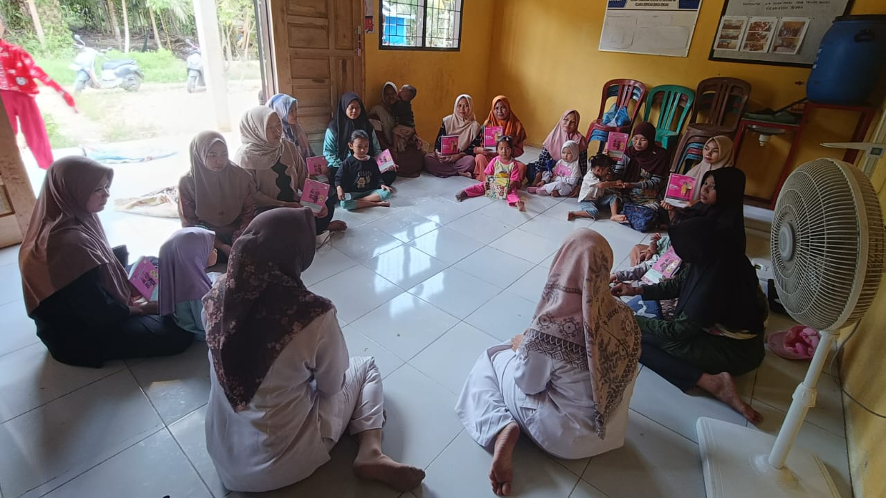 Posyandu Rutin Bulan Mei di Puskesdes Teluk Kulbi