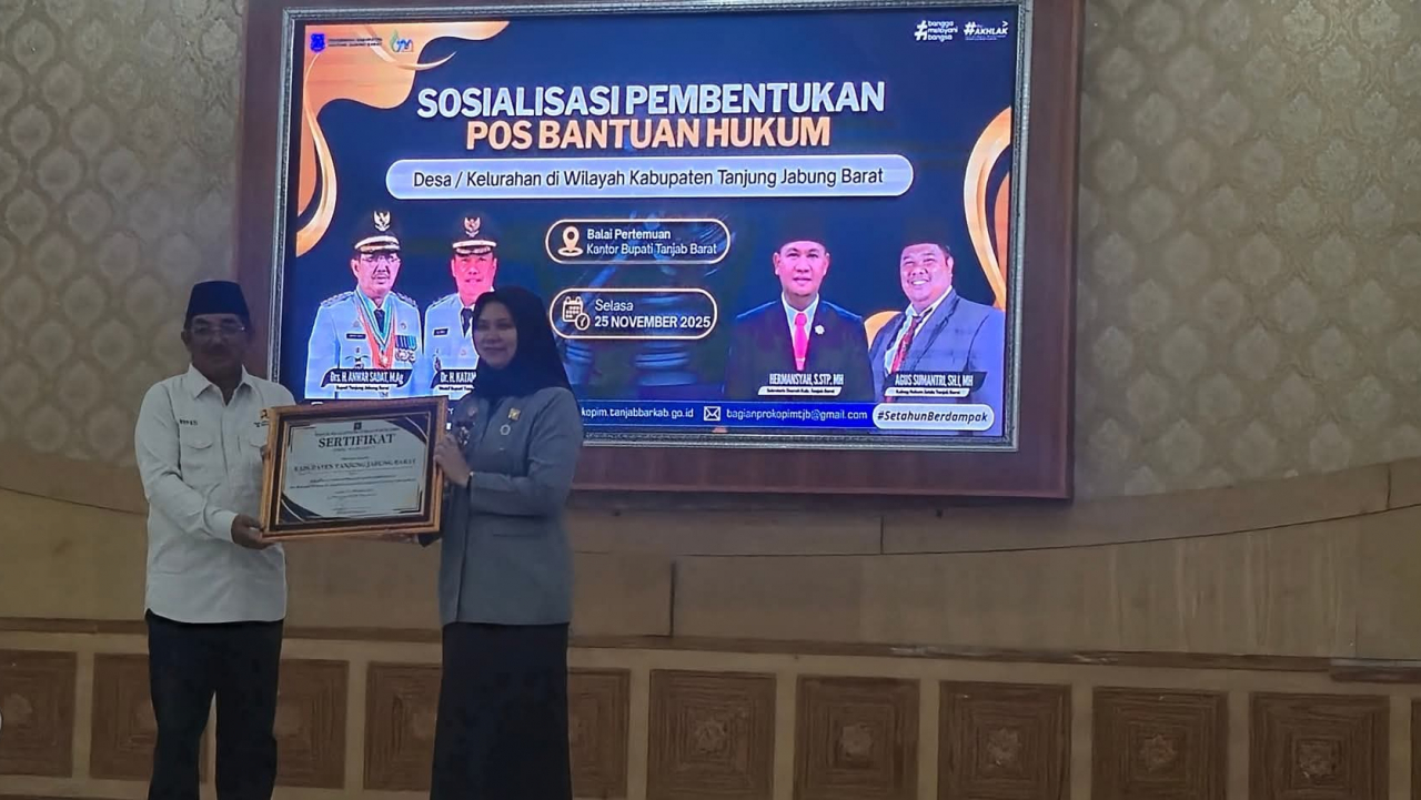 Sosialisasi Posbakum Desa di  Wilayah Tanjung Jabung Barat