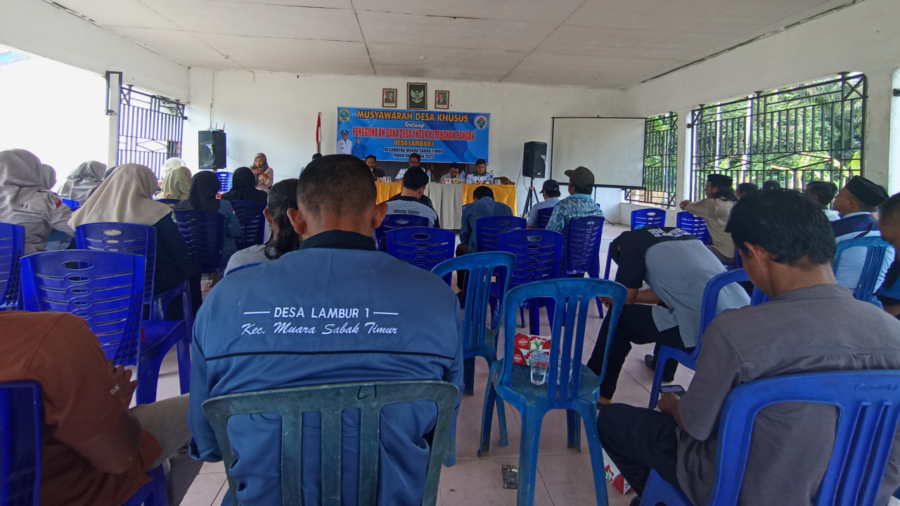 Musyawarah Desa Khusus Ketahanan Pangan di Desa Lambur I