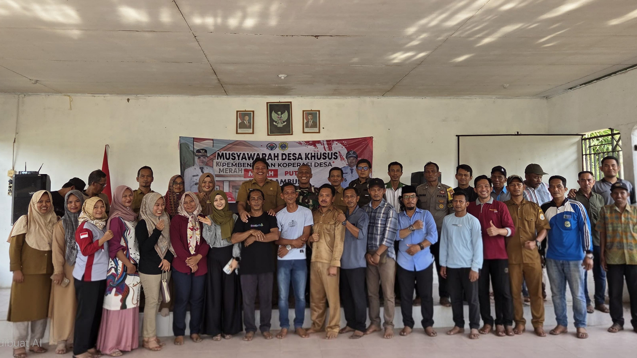 Musyawarah Desa: Pembentukan Koperasi "Merah Putih" di Desa Lambur I