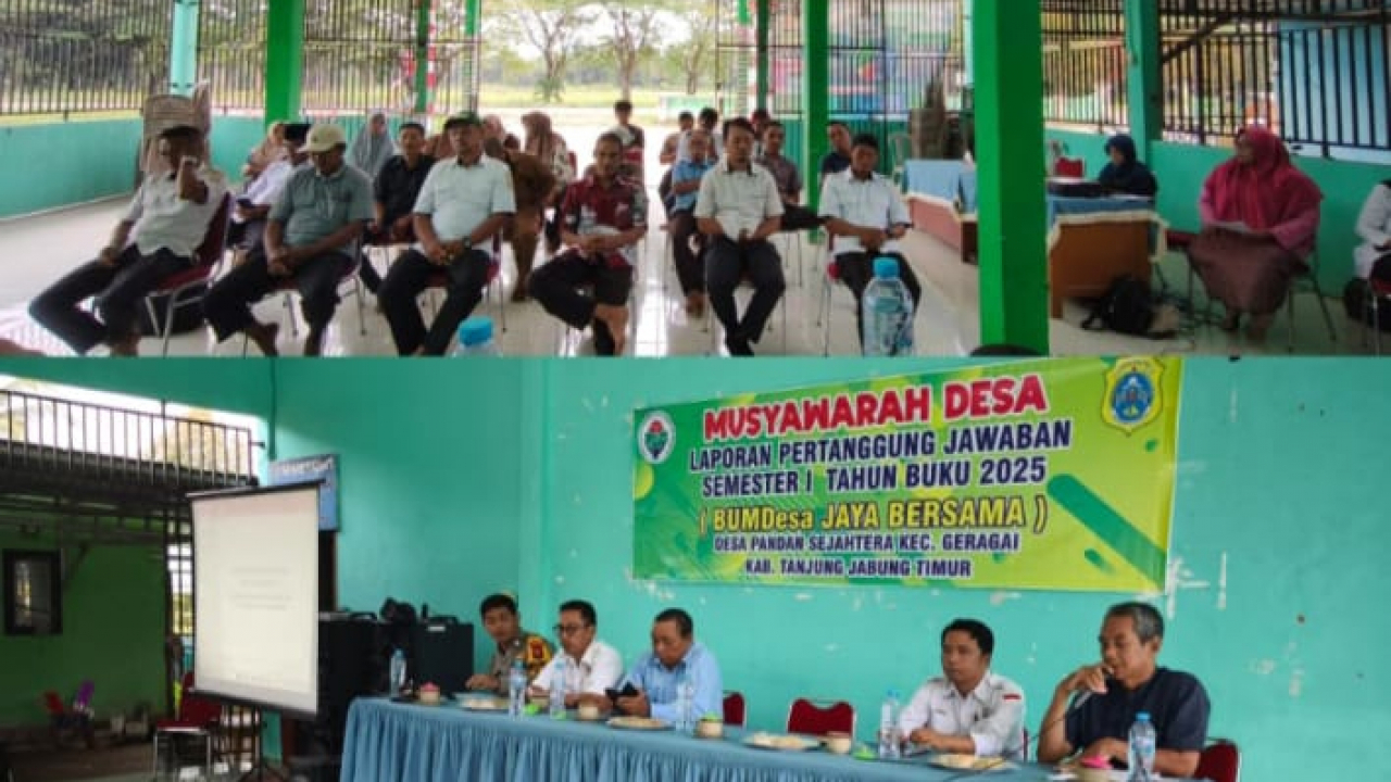 BUMDes Jaya Bersama Desa Pandan Sejahtera: Musyawarah Desa dan Pergantian Pengurus