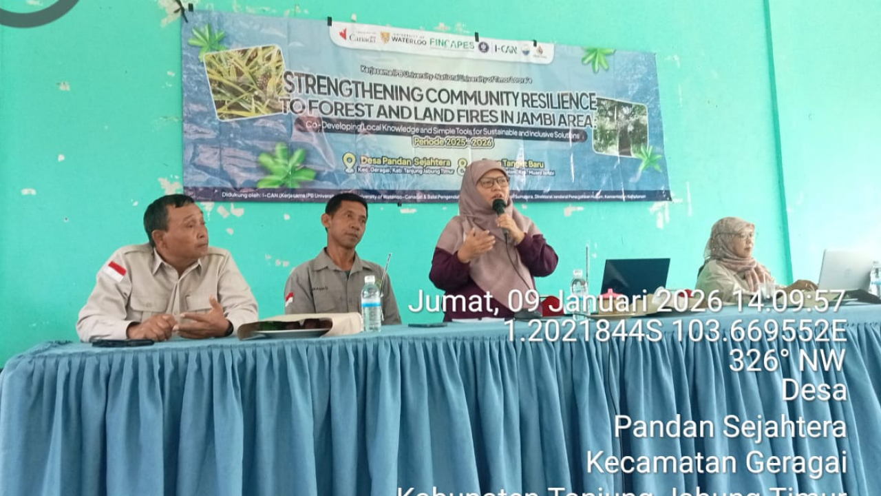 Ketahanan Desa, Jambi Aman dari Api (I-CAN FINCAPES)