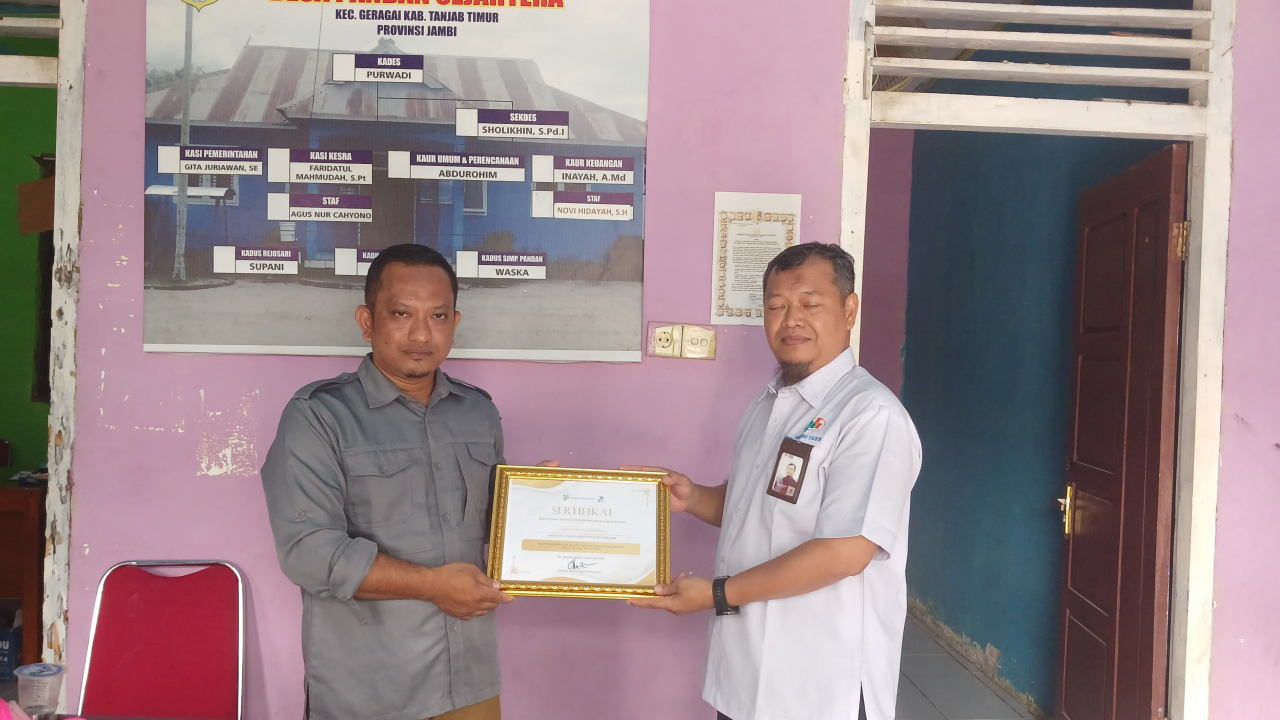 Desa Pandan Sejahtera Raih Prestasi Gemilang, Dinobatkan Sebagai Desa Cinta Statistik 2024