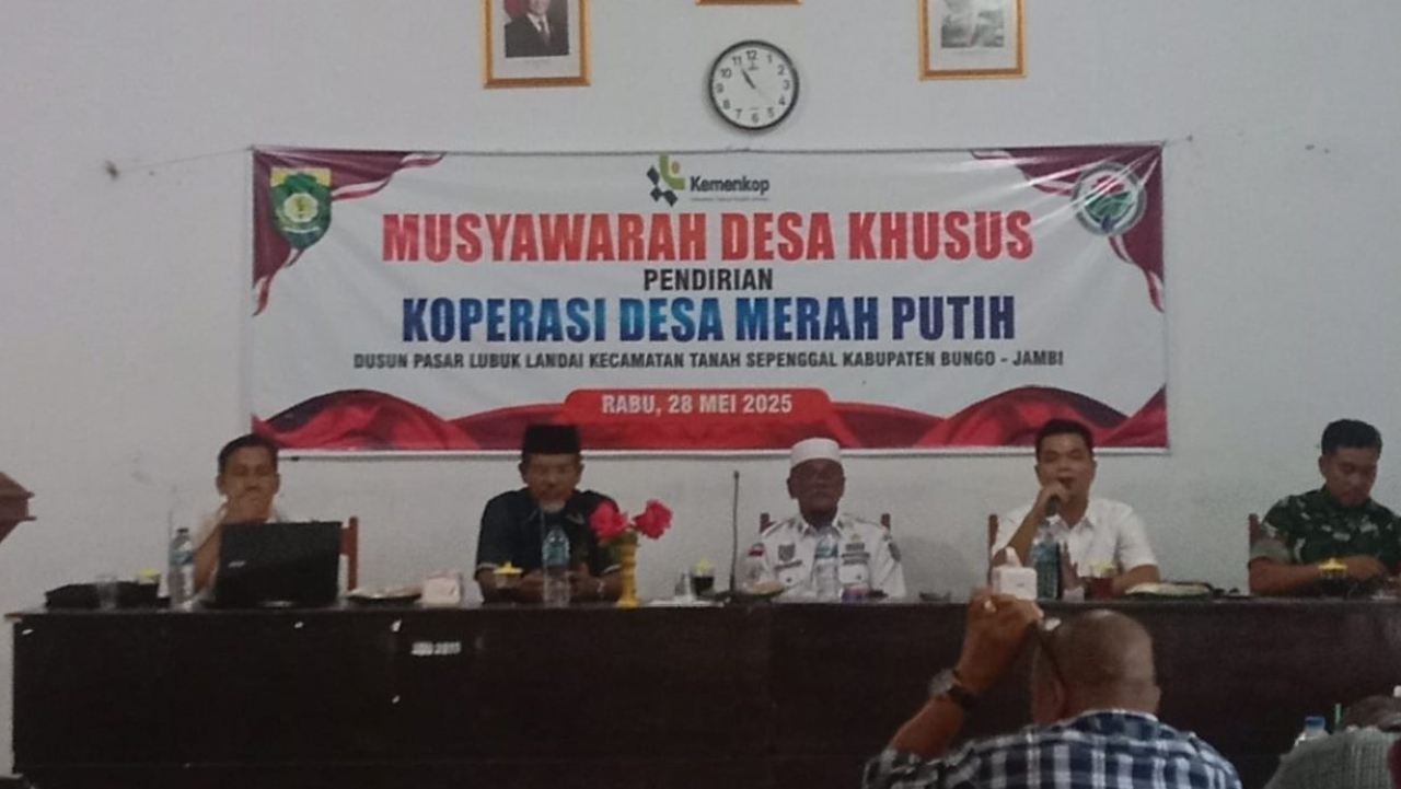 Dengan Pembentukan Koperasi Merah Putih Membangkitkan Generasi Anak Muda Yang Berkompeten Dibidang Masing-Masing, Pemerintah Pasar Lubuk Landai Sangat Mendukung Sepenuhnya