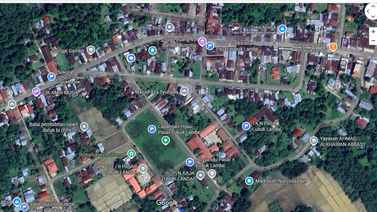 POTENSI PASAR LUBUK LANDAI KECAMATAN TANAH SEPENGGAL KAB. BUNGO