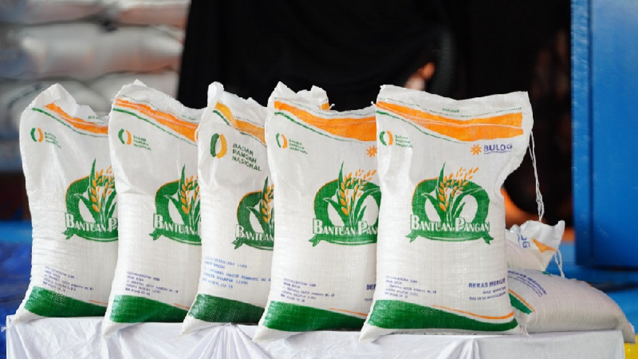 Bantuan Pangan Telah di Salurkan
