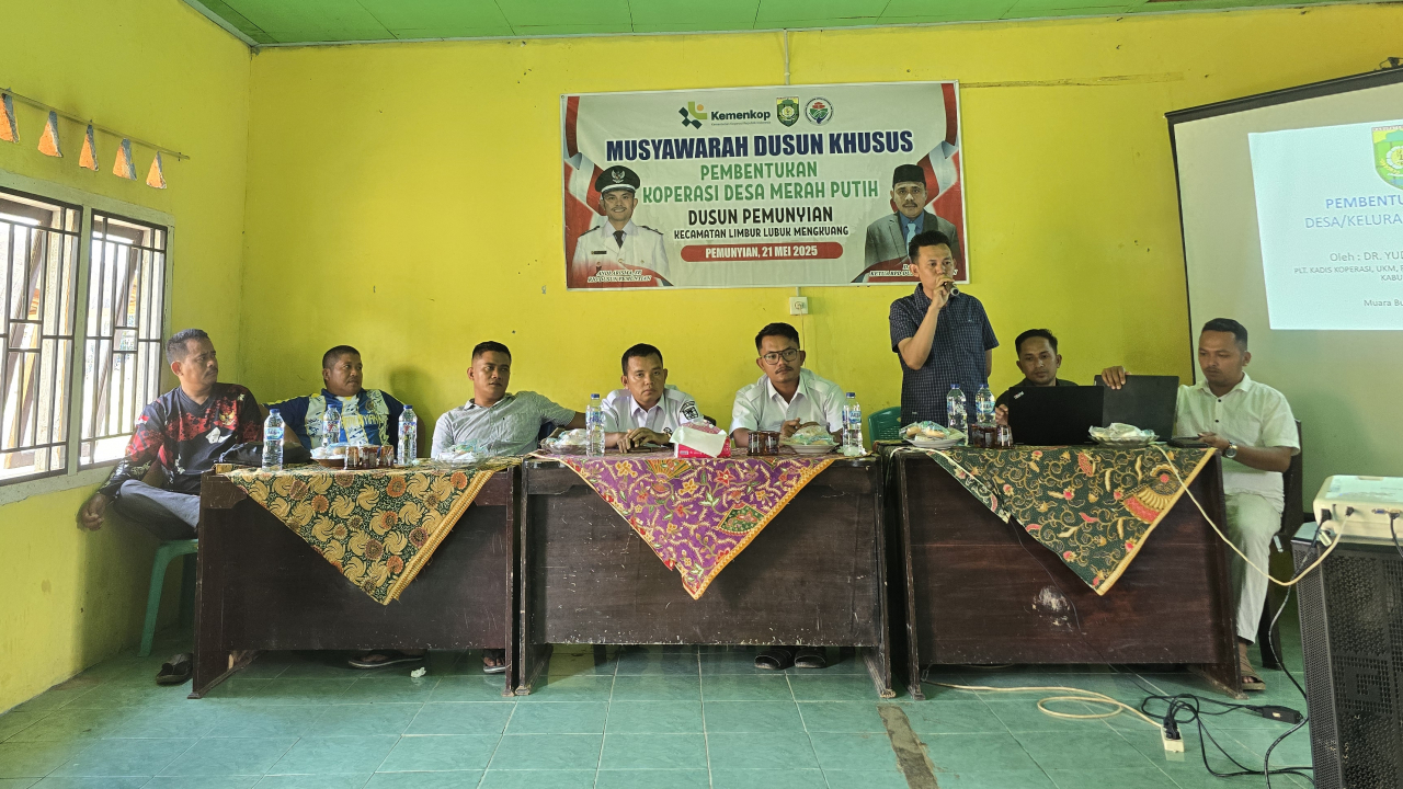 Pendirian Koperasi Merah Putih di Dusun Pemunyian