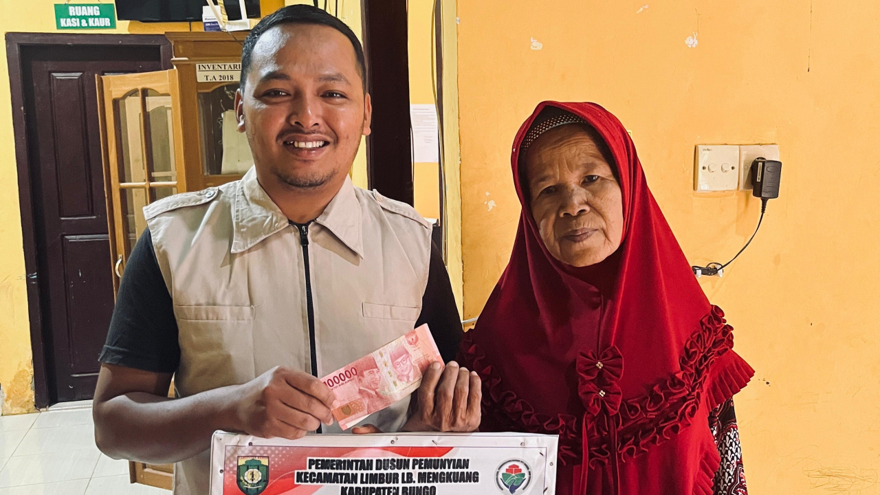 BLT Dusun Pemunyian Cair, Bantu Ekonomi Warga Awal Tahun
