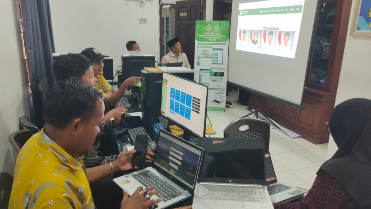 Pelatihan Administrasi Digital Desa Sungai Alai Tebo Tengah