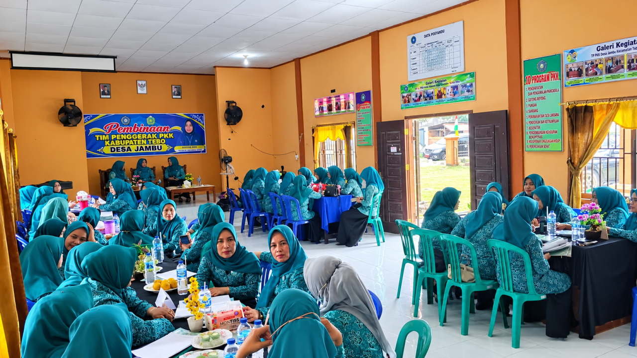 TP PKK Kabupaten Tebo Bina Kader PKK Desa Jambu Tebo Ulu