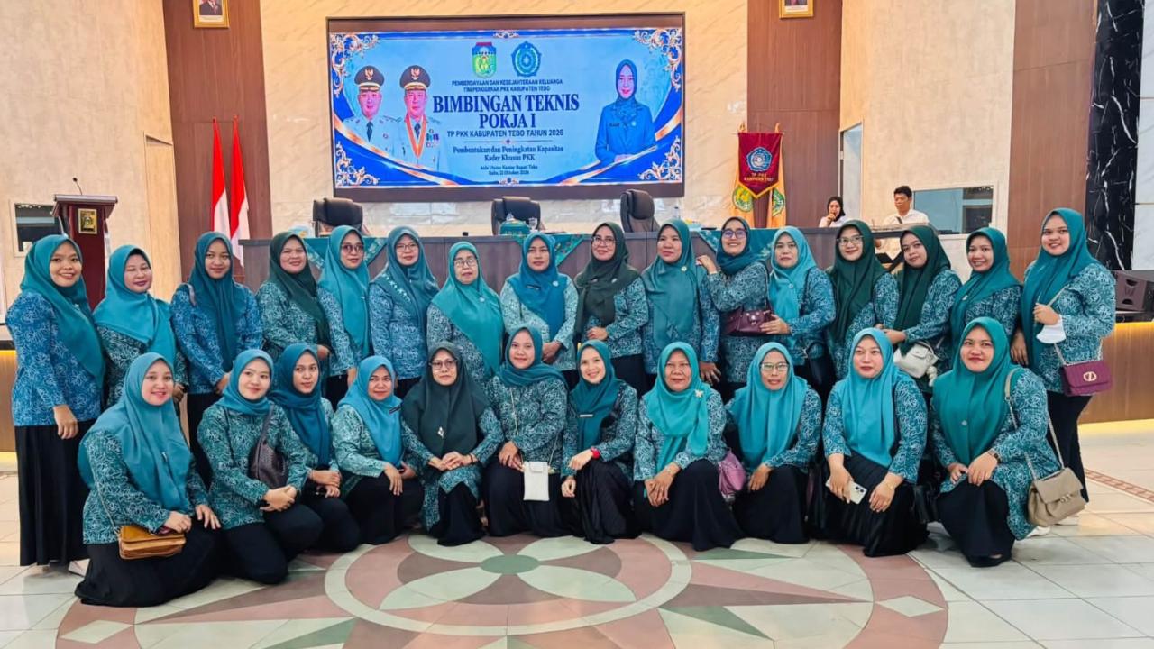 TP PKK Kabupaten Tebo Gelar Arisan Rutin dan Bimtek Pokja I Demi Wujudkan Kesejahteraan Keluarga