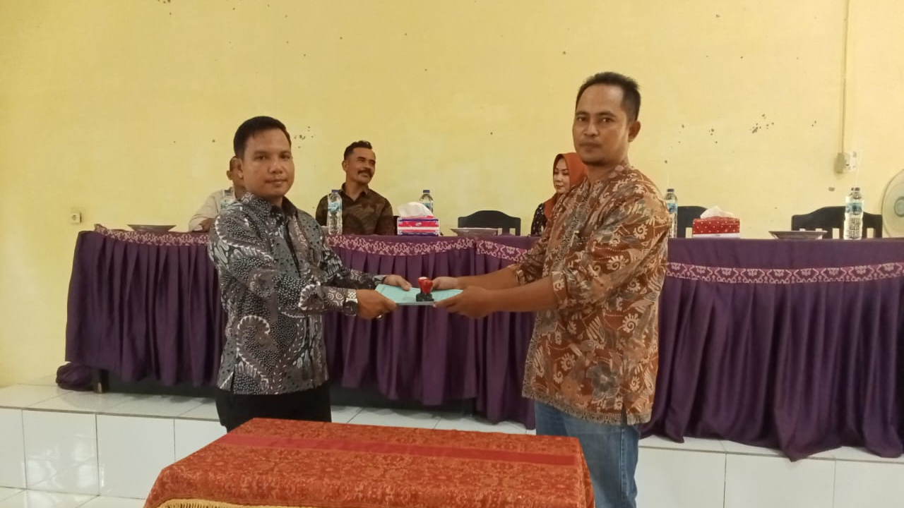 Serah Terima Jabatan kepala Desa