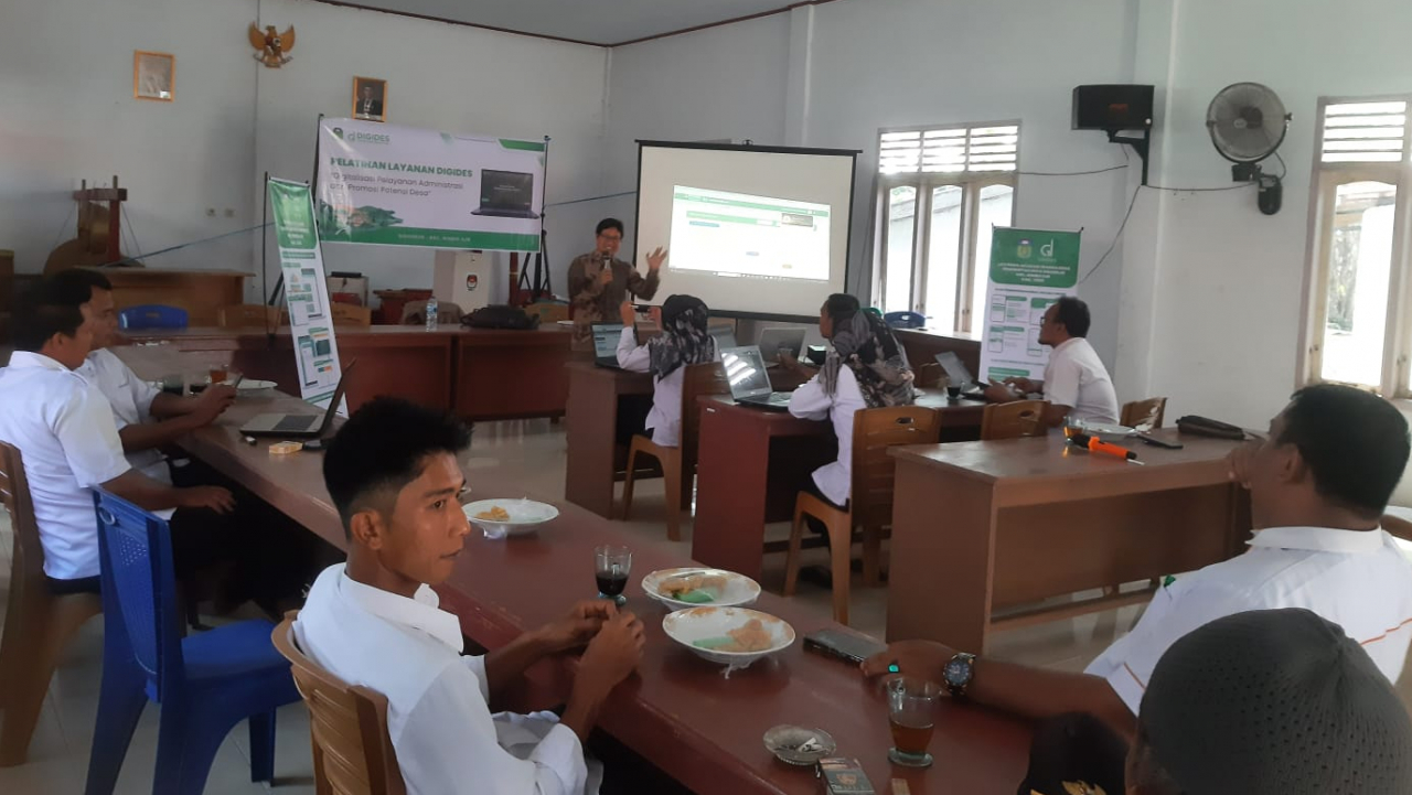 Pelatihan DIGIDES di Desa Sidorejo, Kecamatan Rimbo Ilir, Kabupaten Tebo