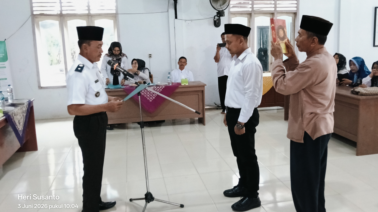 Bara Priana, S.Sos Resmi dilantik sebagai Kasi Kesra