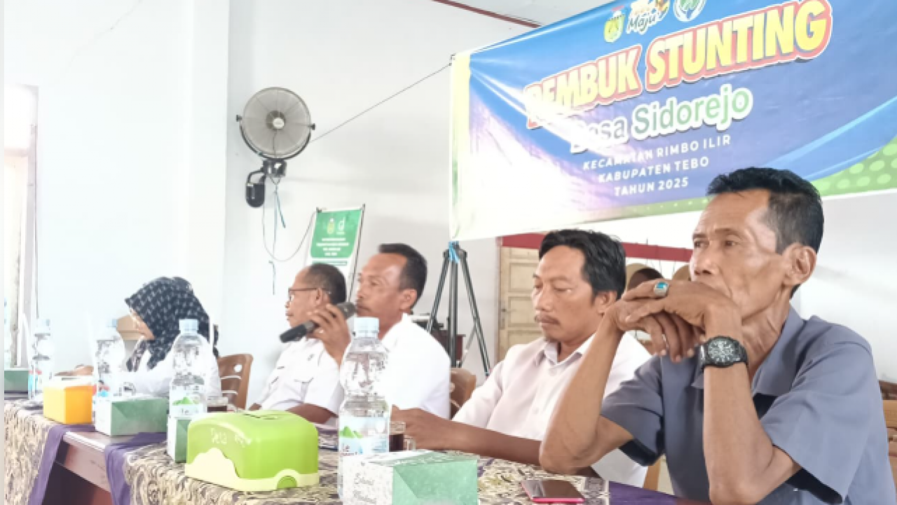 Rembuk Stunting Desa Sidorejo: Upaya Pencegahan Stunting
