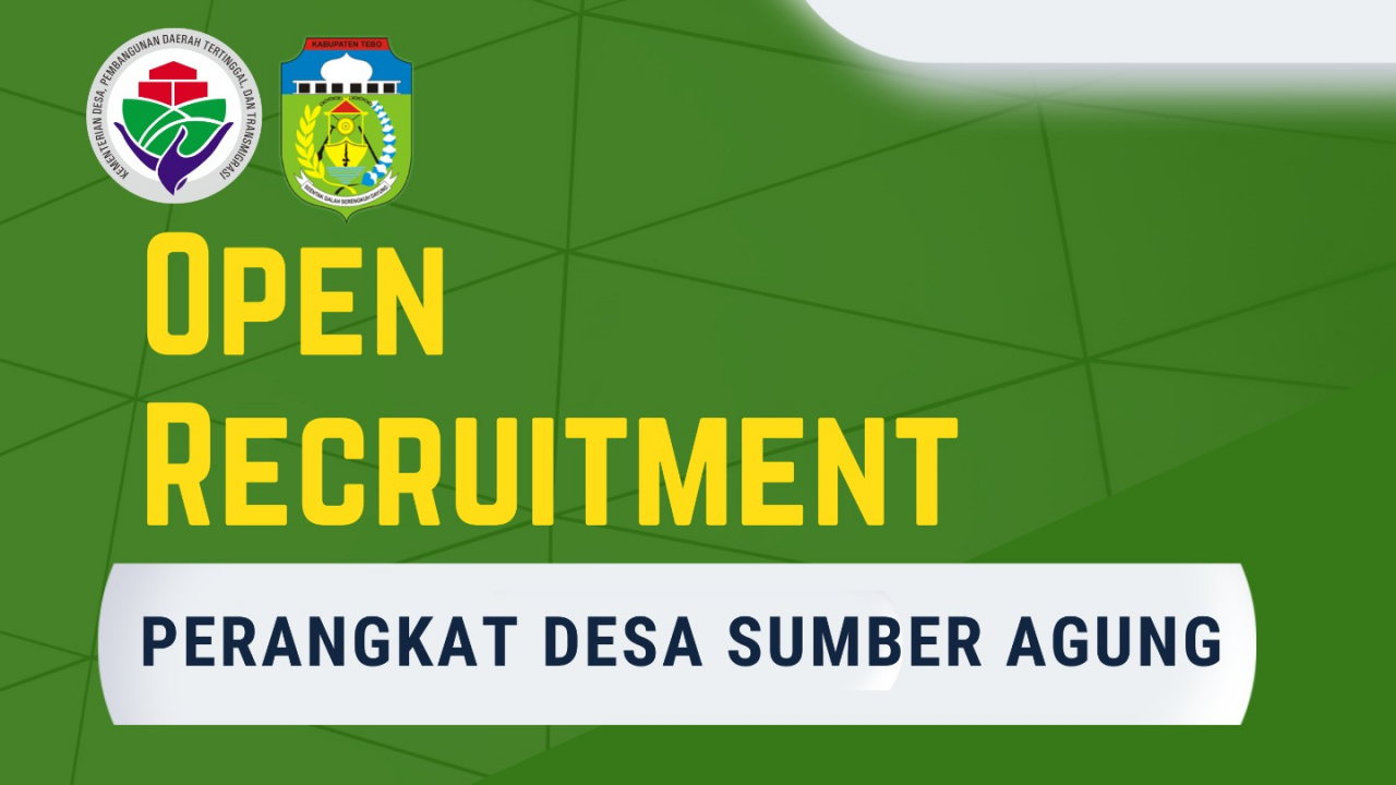 PENJARINGAN DAN PENYARINGAN PERANGKAT DESA, DESA SUMBER AGUNG KECAMATAN RIMBO ILIR KABUPATEN TEBO