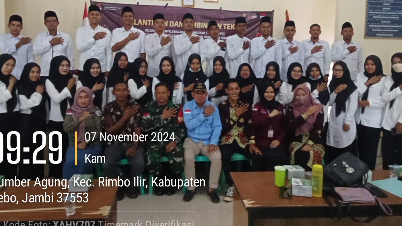 Pelantikan dan Bimbingan Teknis Kelompok Penyelenggara Pemungutan Suara (KPPS) Untuk Pemilihan Gubernur Dan Wakil Gubernur, Bupati dan Wakil Bupati Kabupaten Tebo Tahun 2024