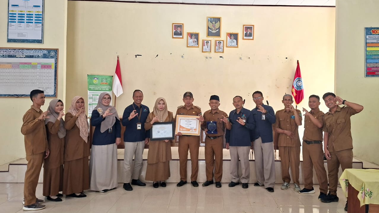 Serah Terima Penghargaan Desa Cinta Statistik (Desa Cantik) 2025 Tingkat Provinsi Jambi 2025