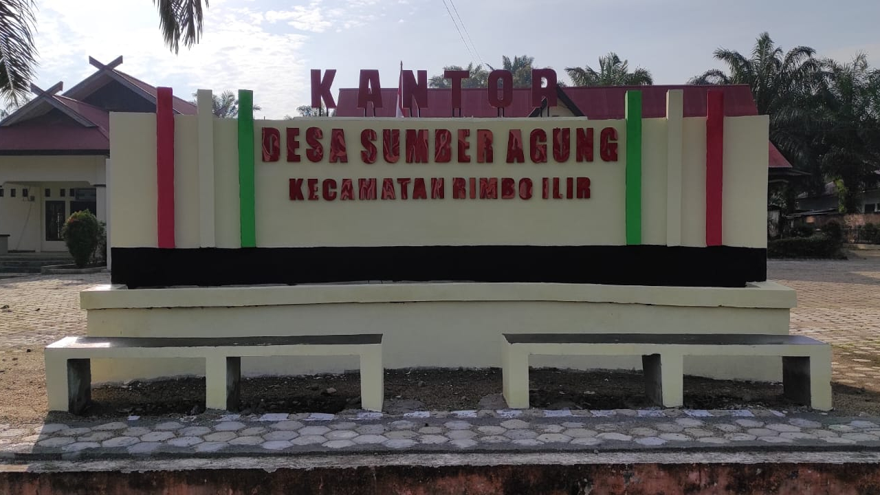 Papan Nama Desa Sumber Agung