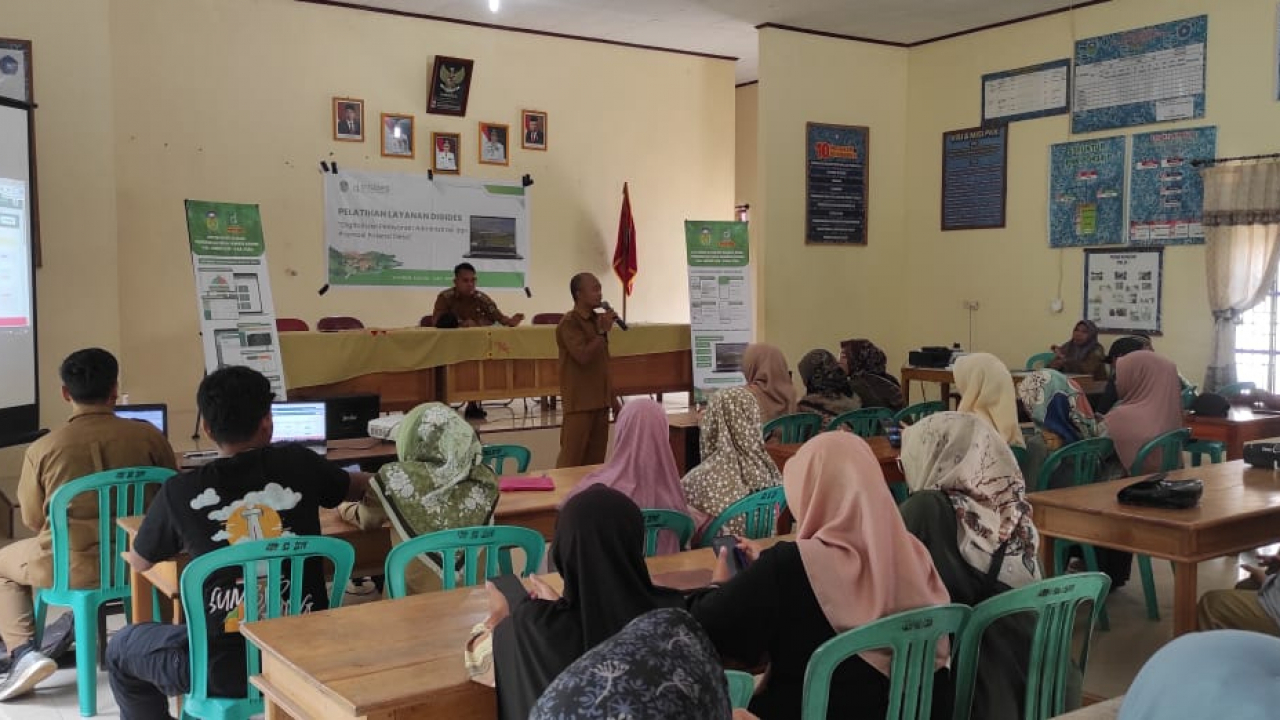 Sosialisasi Aplikasi DIGIDES Mengubah Wajah Administrasi Desa Sumber Agung