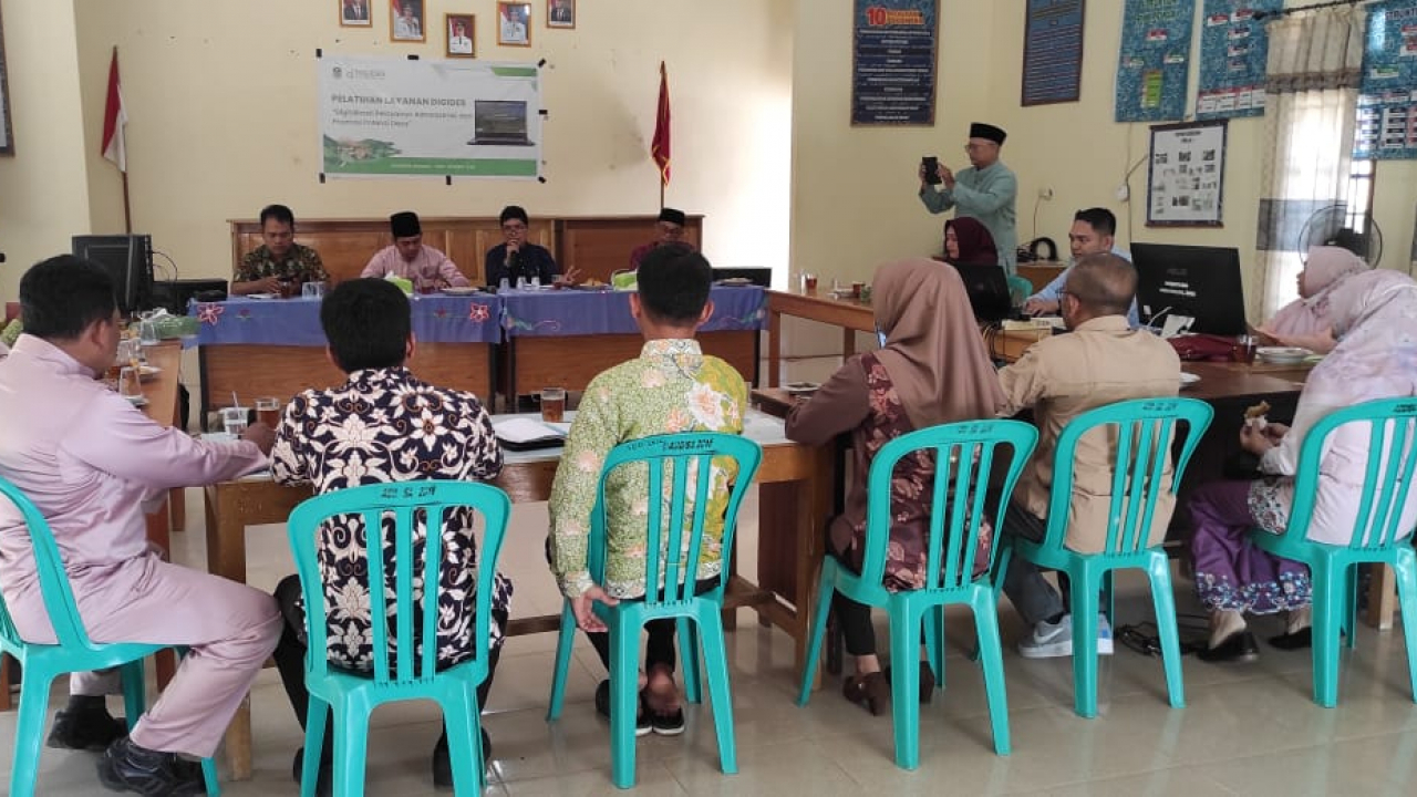Simulasi Ayunda, Desa Sumber Agung Siap Melakukan pelayanan Adminduk dari Desa