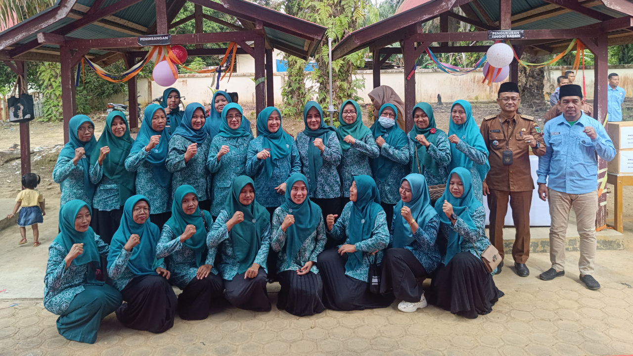 Supervisi Tim TP PKK Provinsi Jambi di Desa Sumber Agung