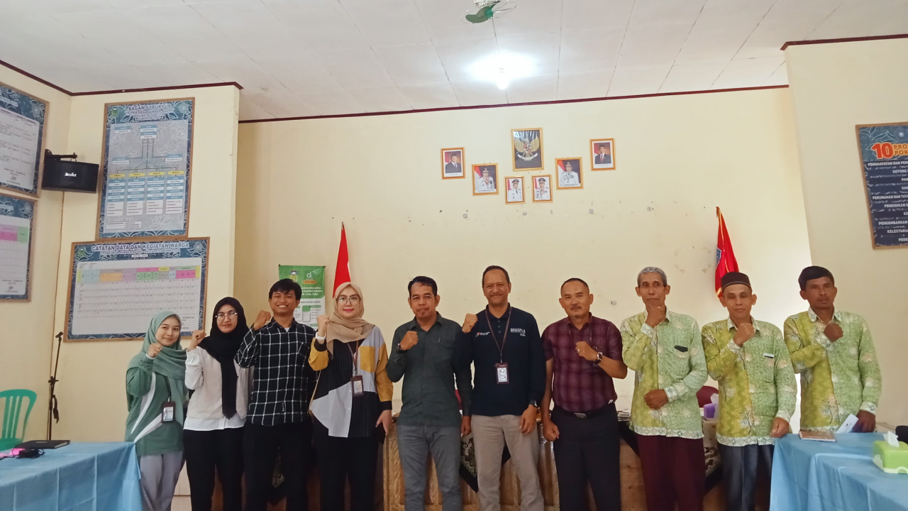 SOSIALISASI TINDAK LANJUT PERSIAPAN  DESA CINTA STATISTIK (DESA CANTIK) DESA SUMBER AGUNG MEWAKILI KABUPATEN  TEBO KE TINGKAT PROVINSI