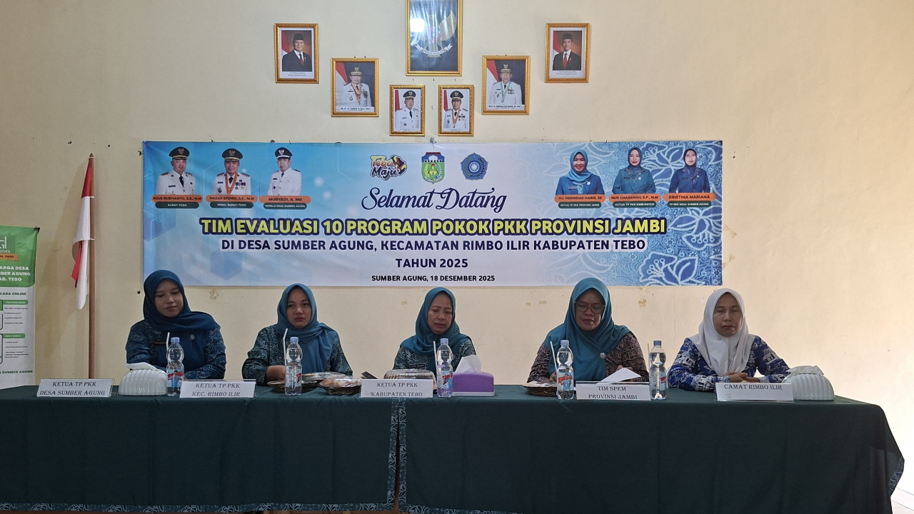 EVALUASI 10 PROGRAM POKOK PKK PROVINSI JAMBI DI DESA SUMBER AGUNG