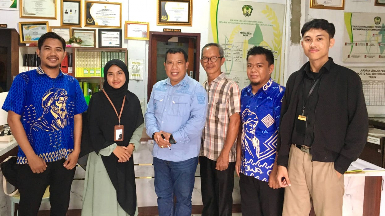 Kades Muara Gula Baru melakukan kunjungan ke Desa Pakkato Kab Gowa