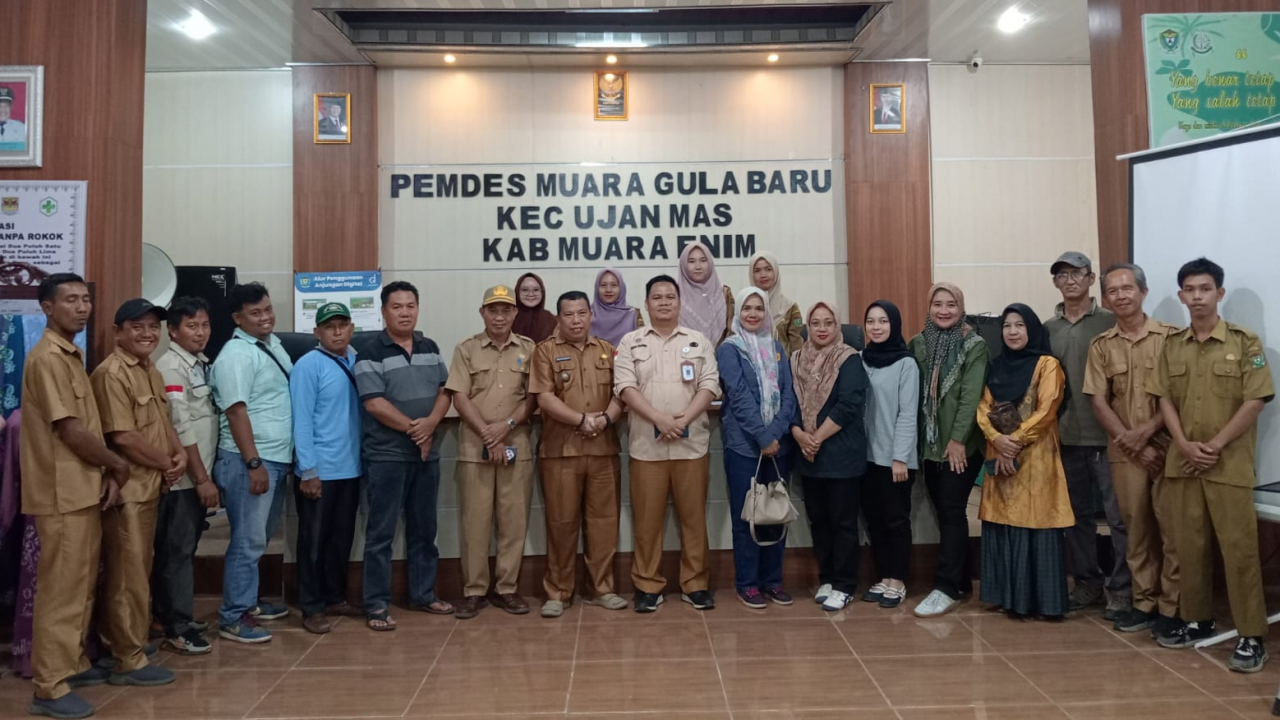 Inspektorat Kabupaten Muaraenim Lakukan Audit Ketaatan Pengelolaan Keuangan Desa di Muara Gula Baru
