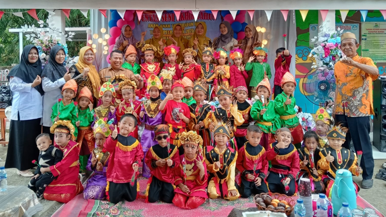 Pentas Seni TK Harapan Bunda Desa Muara Gula Baru Meriah, Kades: Wujud Pemenuhan Hak Anak untuk Berekspresi.