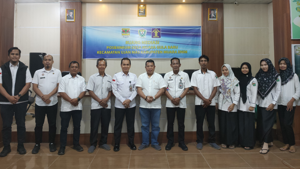 Kanwil Kemenkum Sumsel Kunjungi Posbankum Desa Muara Gula Baru, Tekankan Pentingnya Akses Hukum bagi Masyarakat.