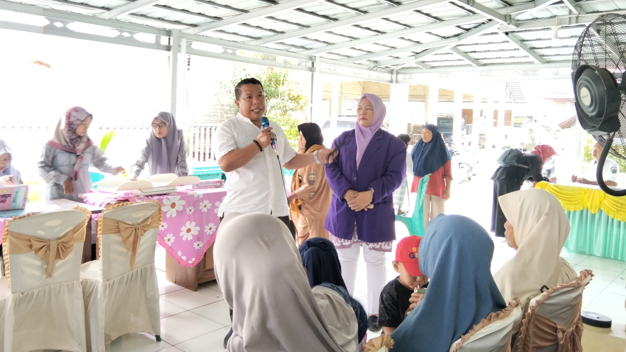 Sosialisasi Posyandu 6 SPM dan Posyandu ILP di Desa Muara Gula Baru
