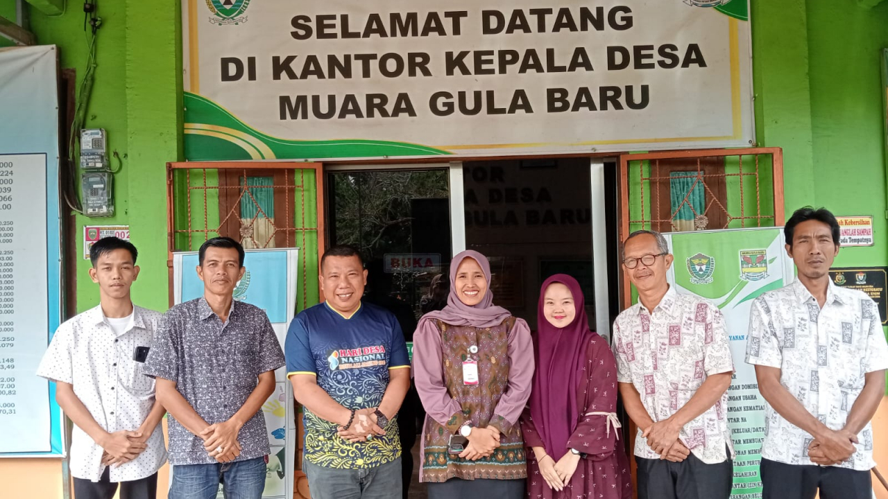 Sekcam Ujan Mas, Miftah Sari, S.IP.,M.Si. Pamitan ke Pemdes Muara Gula Baru