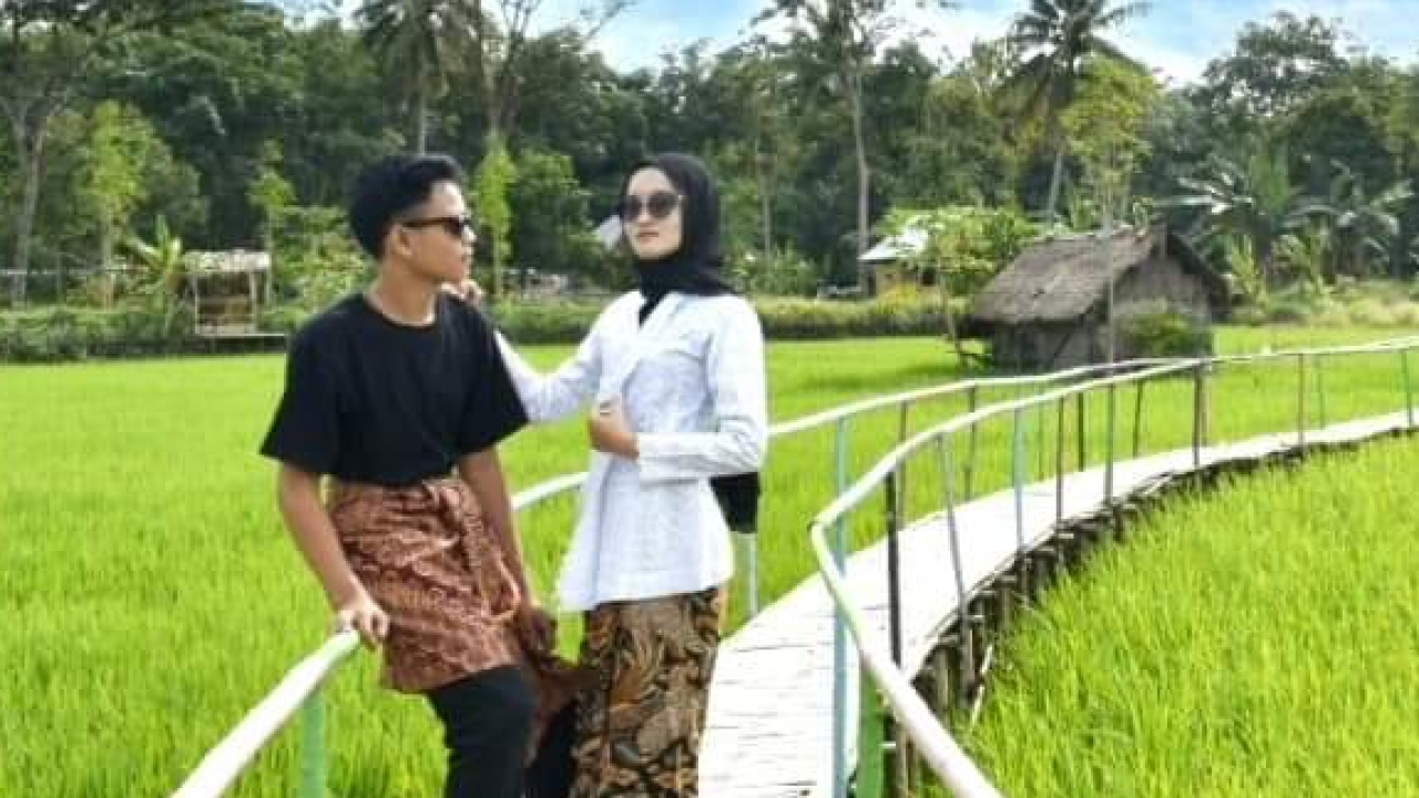 Salah satu spot wisata sawah bahu