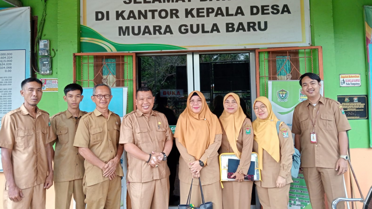 Dinas Pemberdayaan Masyarakat dan Desa (PMD) Bidang Kelembagaan melakukan kunjungan ke Desa Muara Gula Baru