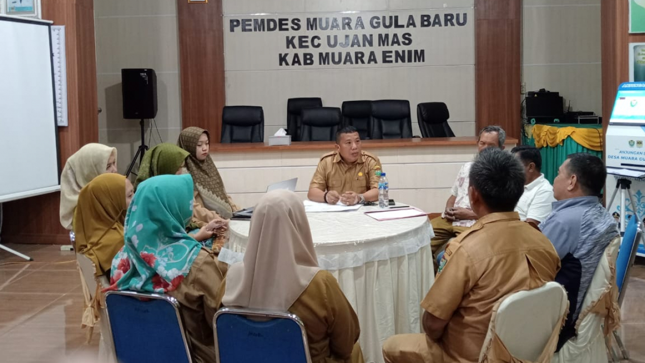 "Awal Tahun 2026, Kepala Desa Muara Gula Baru Pimpin Rapat Koordinasi Perangkat Desa dan Lembaga Kemasyarakatan"