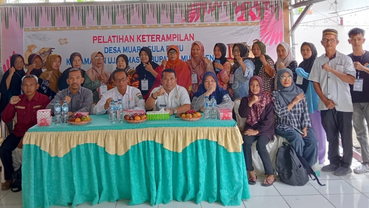 Pemdes Muara Gula Baru melaksanakan pelatihan keterampilan